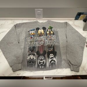 CROPPED Disney Twilight Zone Tower of Terror Graphic Sweatshirt